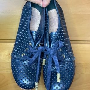 Tory Burch Perforated Wedge Heels